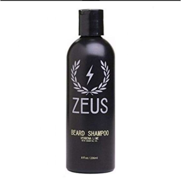 Zeus Beard Shampoo 8 fl oz (236 ml) Verbena & Lime – Grooming Wash Oil Gift Kit - Picture 1 of 2
